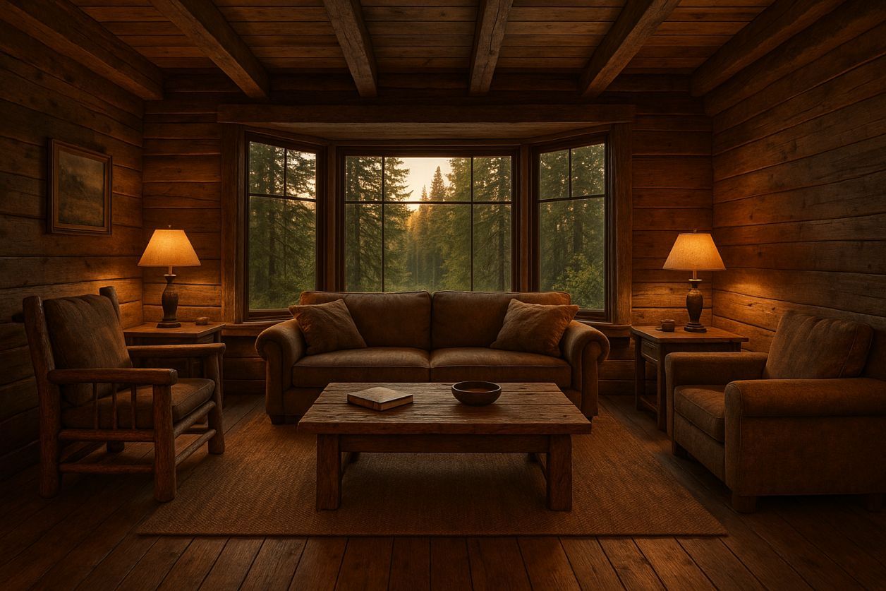 Déco intérieure : chaleur et bois réunis