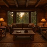 Déco intérieure : chaleur et bois réunis