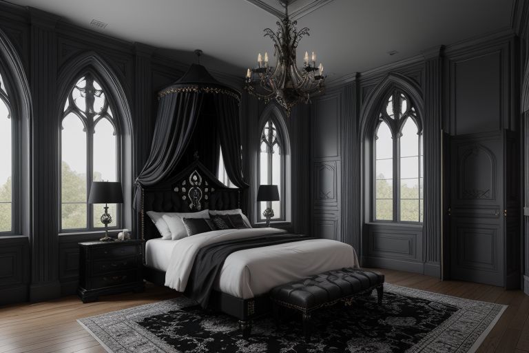 chambre style gothique