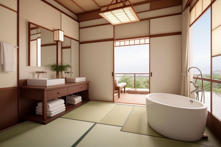 salle de bain style japonais