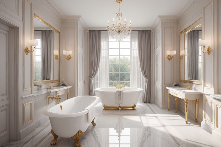 salle de bain style luxueux