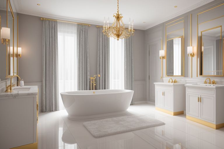 salle de bain style luxueux