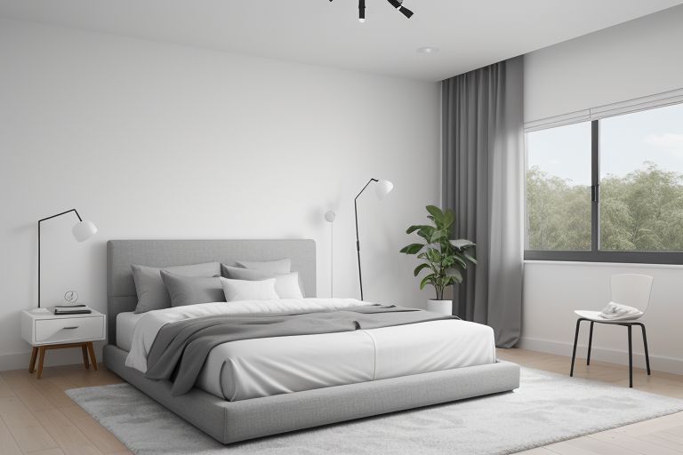 chambre style minimaliste
