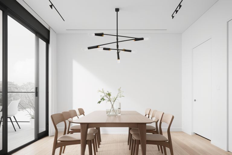 salle à manger style minimaliste