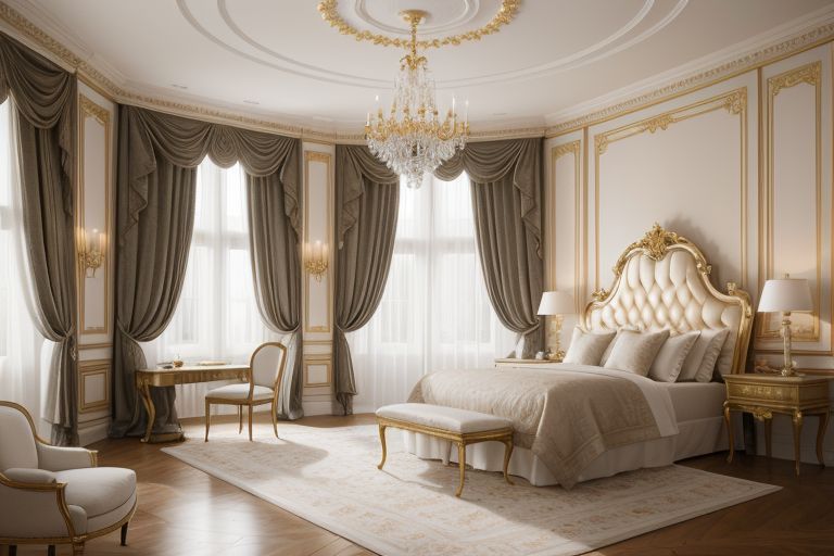 chambre style néoclassique