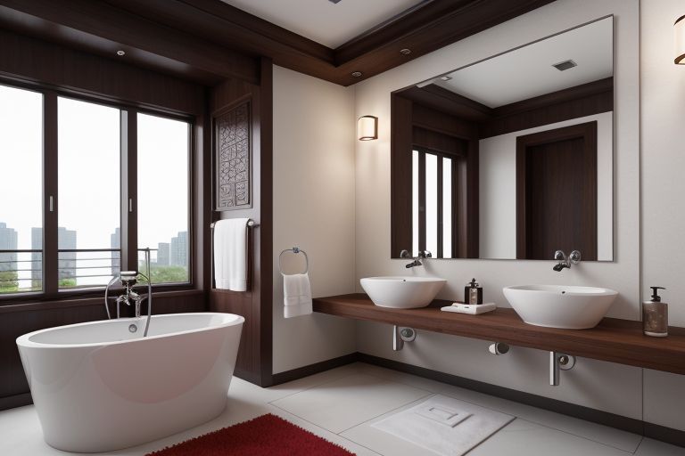 salle de bain style oriental