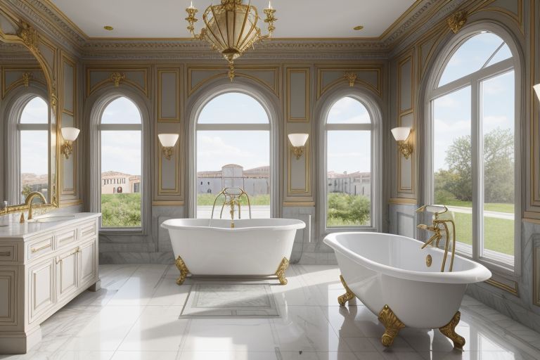 salle de bain style vénitien